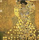 Portrait of Adele Bloch (gold foil) by Gustav Klimt
